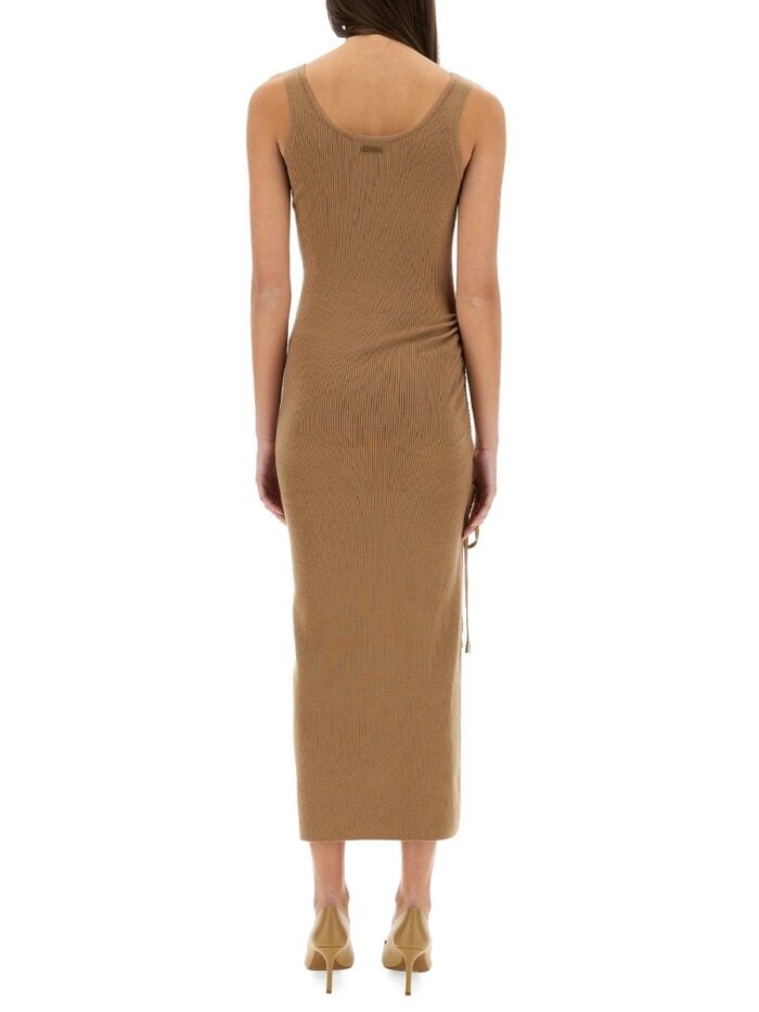 MICHAEL BY MICHAEL KORS STRETCH WOOL BLEND CAMISOLE DRESS