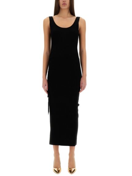 MICHAEL BY MICHAEL KORS STRETCH WOOL BLEND CAMISOLE DRESS