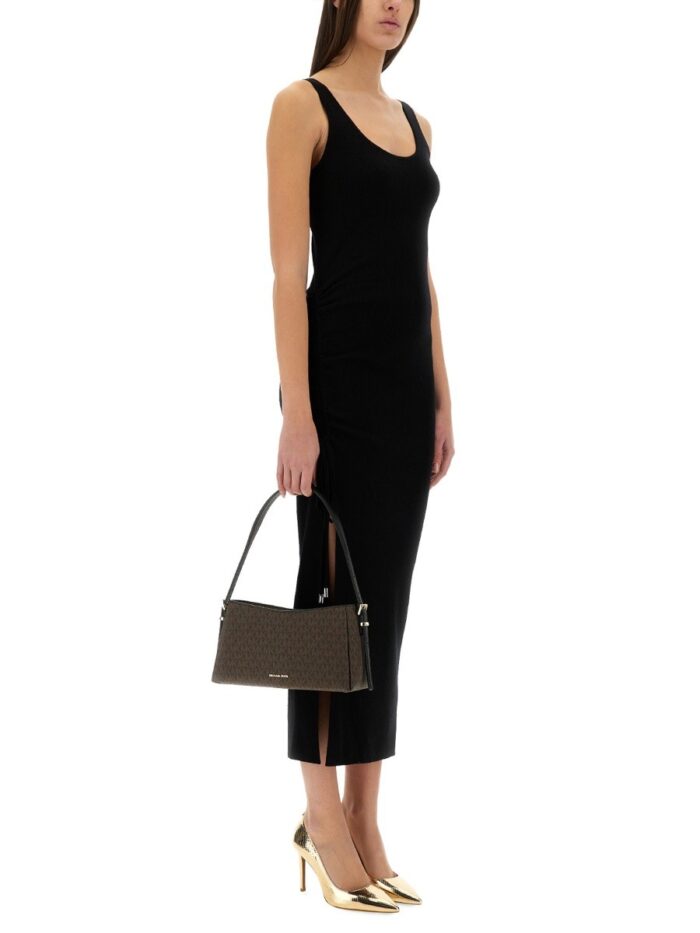 MICHAEL BY MICHAEL KORS STRETCH WOOL BLEND CAMISOLE DRESS