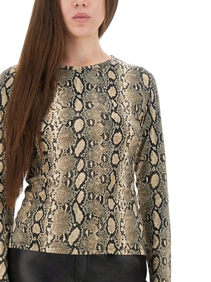 MICHAEL BY MICHAEL KORS TOP ANIMALIER