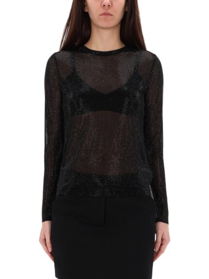 MICHAEL BY MICHAEL KORS TOP WITH RHINESTONES