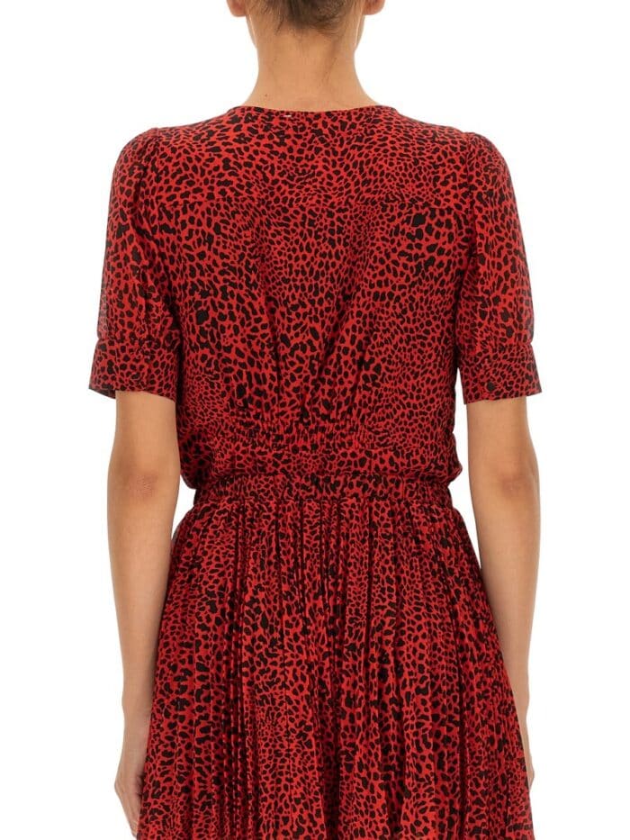 MICHAEL BY MICHAEL KORS V-NECK BLOUSE