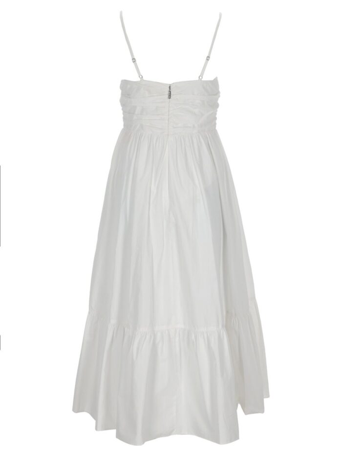 MICHAEL BY MICHAEL KORS V-NECK MIDI DRESS