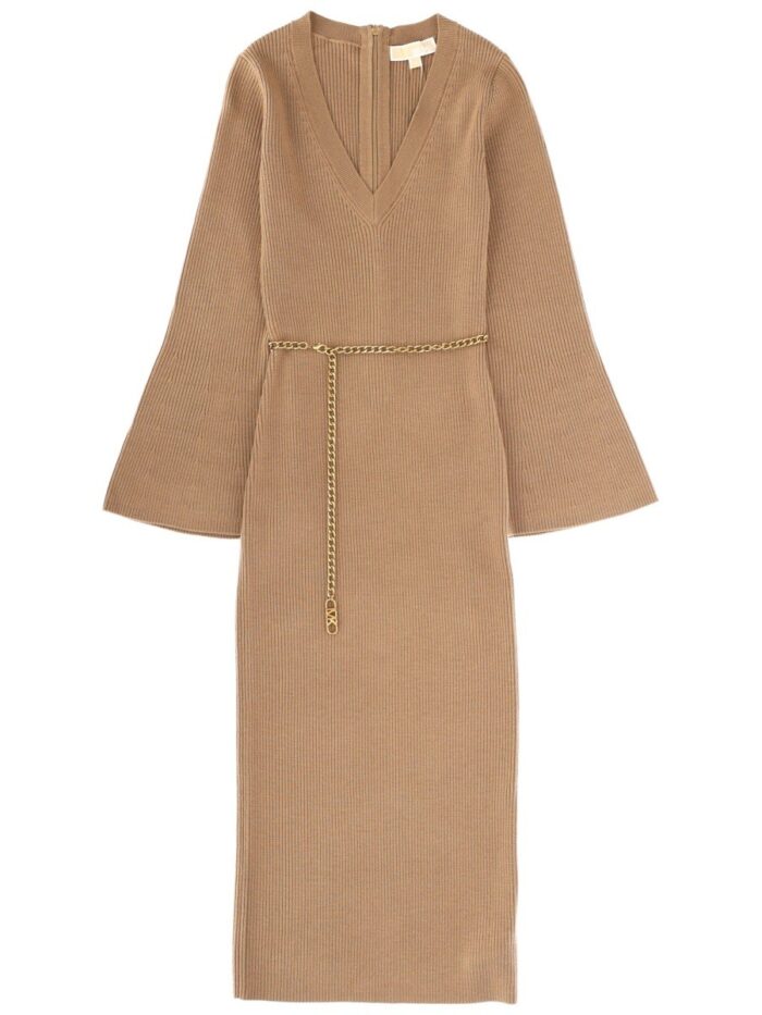 michael by michael kors wool midi dress MICHAEL BY MICHAEL KORS WOOL MIDI DRESS