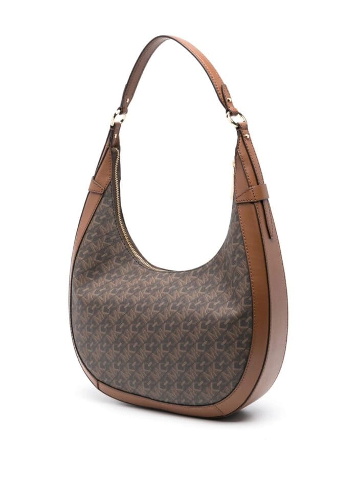 MICHAEL KORS Lg Crescent Tz Hobo Shldr