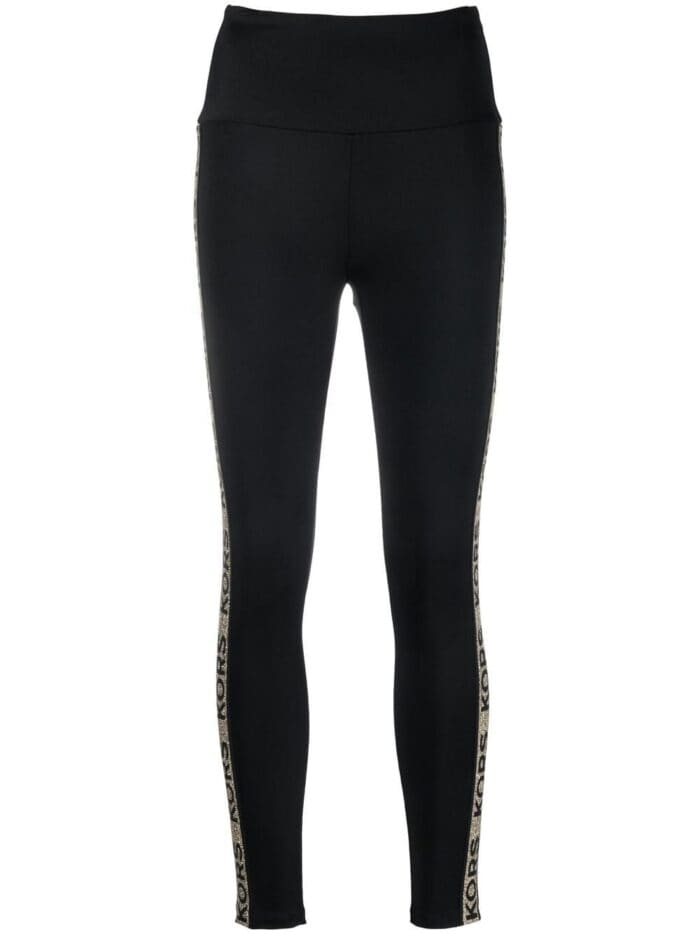 MICHAEL KORS Lurex Kors Logotape Leggings