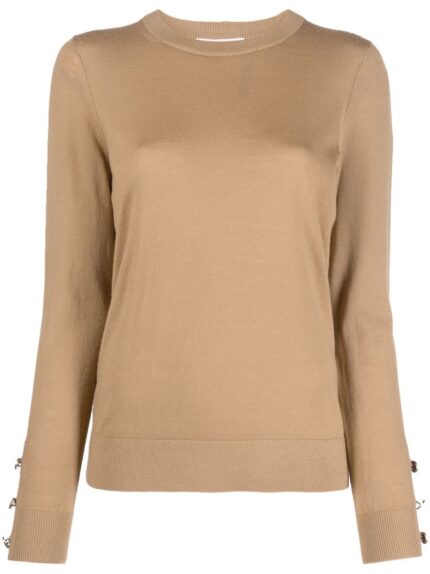 MICHAEL KORS Merino Button  Sweater