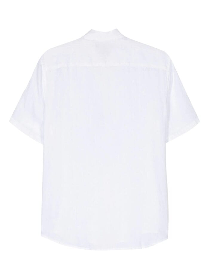 MICHAEL KORS Short Sleeve Linen Shirt