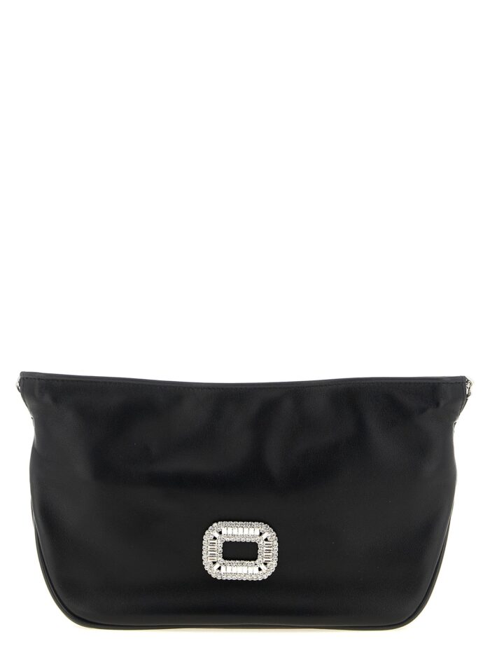 roger vivier micro 'pilgrim' clutch ROGER VIVIER Micro 'Pilgrim' Clutch