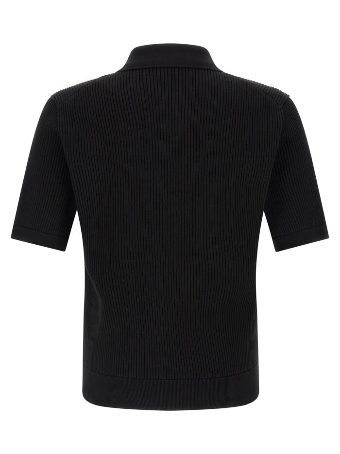 Dolce & Gabbana Micro-ribbed Polo Shirt