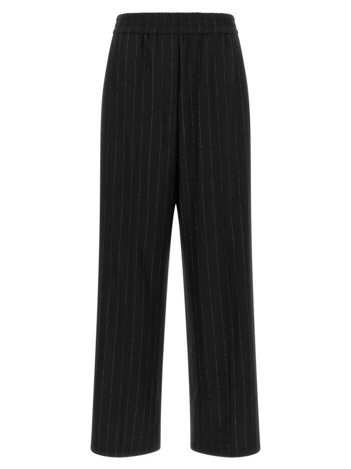 brunello cucinelli micro sequin pinstripe pants Brunello Cucinelli Micro Sequin Pinstripe Pants