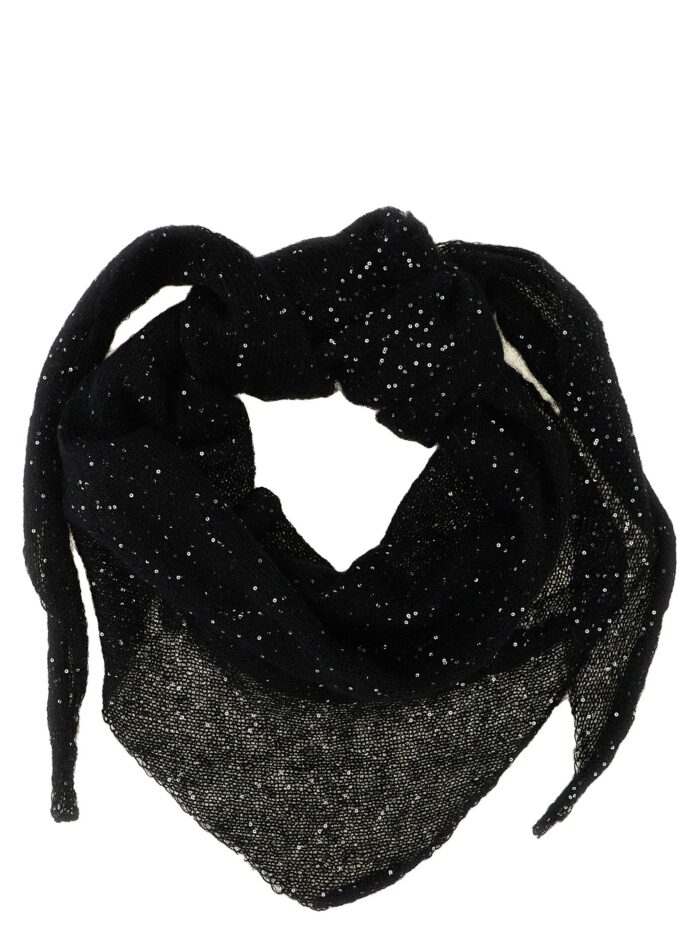 nude micro sequin scarf NUDE Micro Sequin Scarf