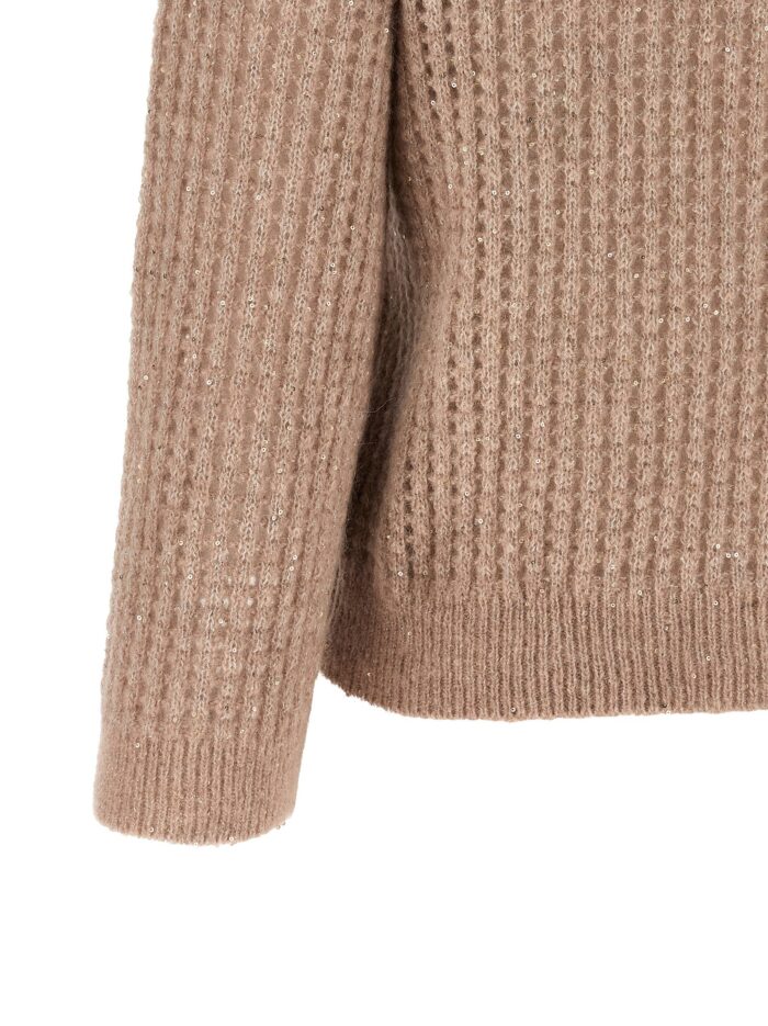 PESERICO Micro Sequin Sweater