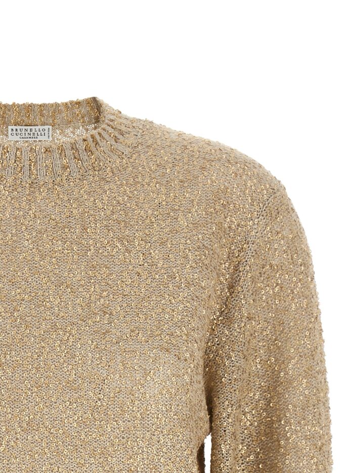 Brunello Cucinelli Micro Sequin Sweater