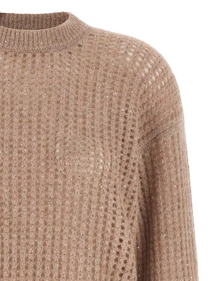 PESERICO Micro Sequin Sweater