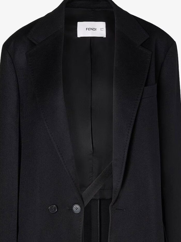 Fendi Midi Cashmere Coat