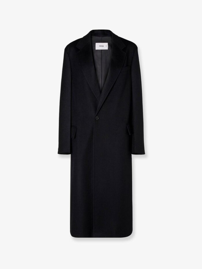 fendi midi cashmere coat Fendi Midi Cashmere Coat