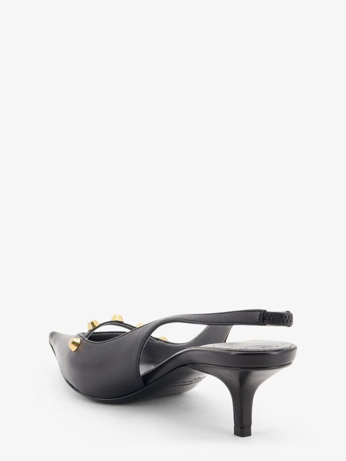 Balenciaga Midnight City Leather Pumps With Studs