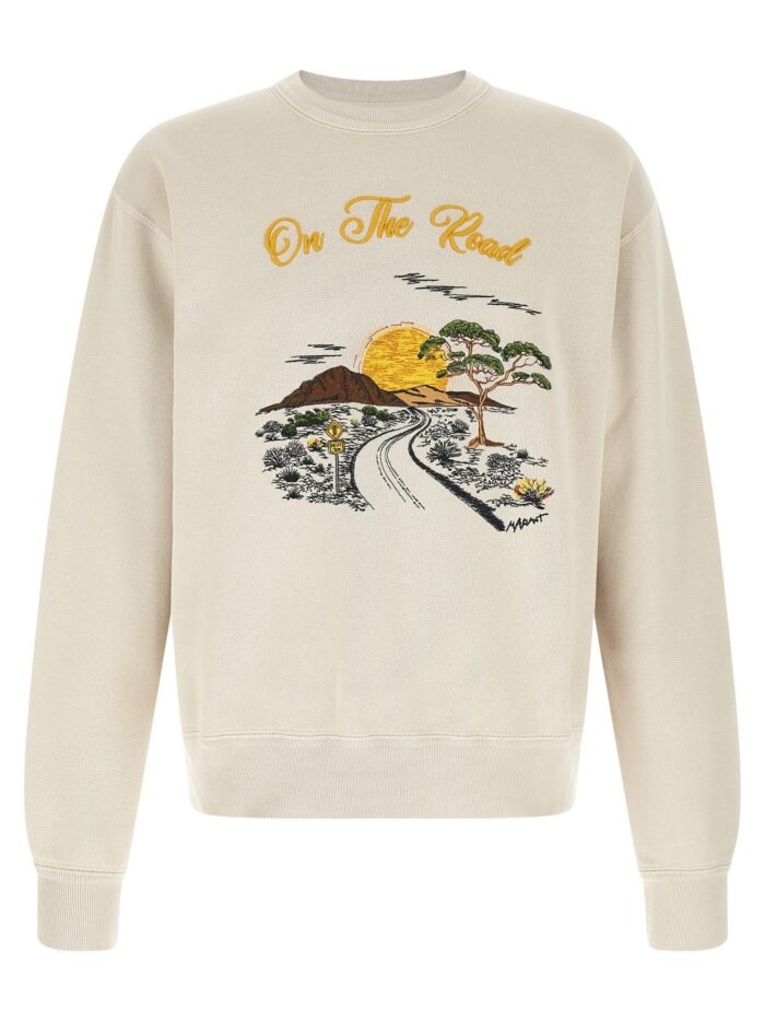 marant 'mikoy gb' sweatshirt with embroidery MARANT 'Mikoy-GB' Sweatshirt With Embroidery