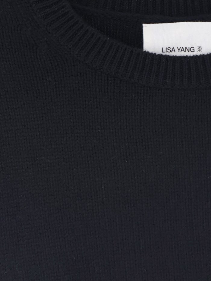 LISA YANG Mila Cashmere Sweater With Ribbed Knit