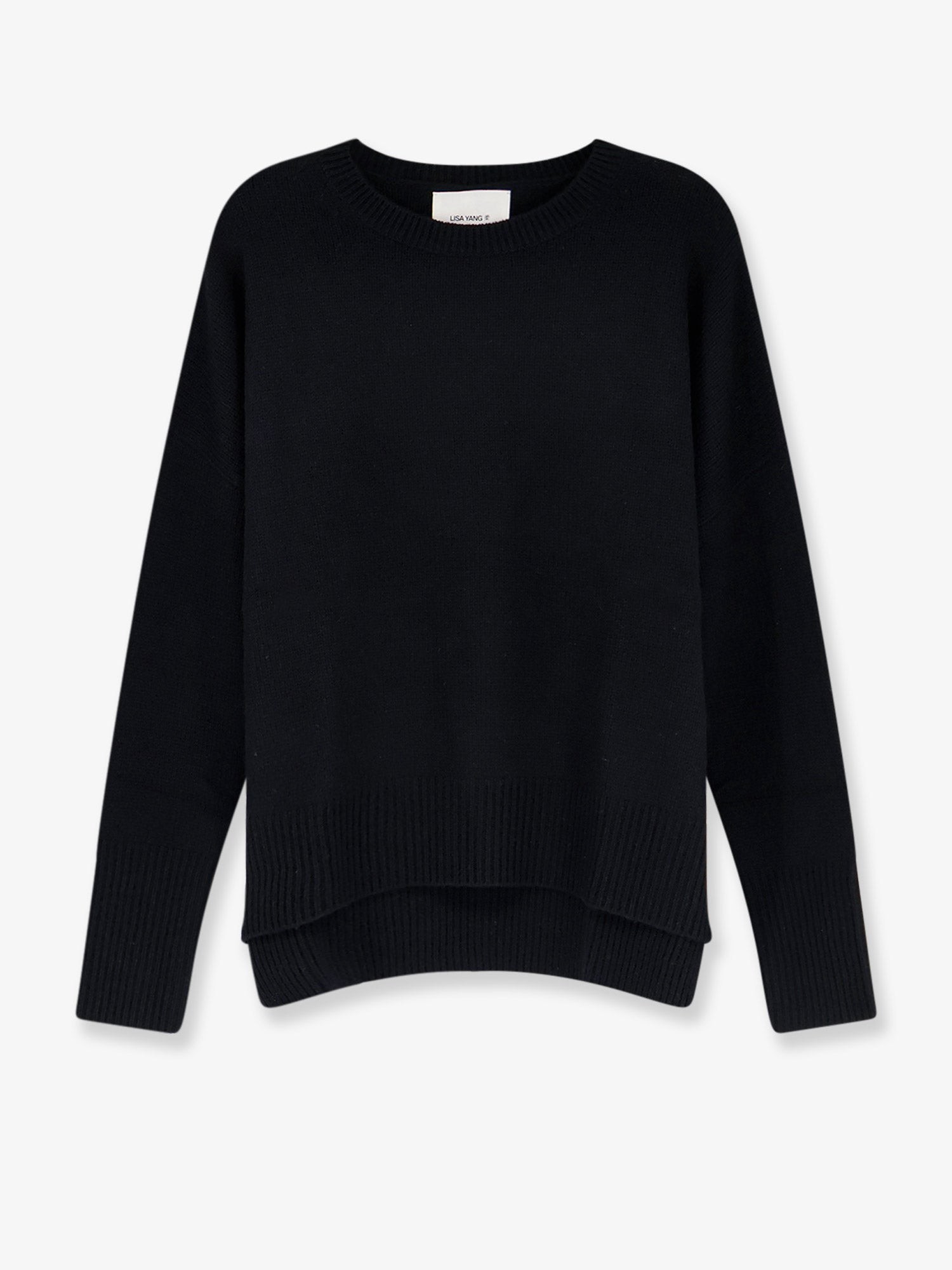 LISA YANG Mila Cashmere Sweater With Ribbed Knit