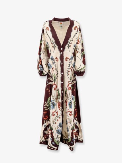 FARM RIO Millena Maxi Dress With All-over Print