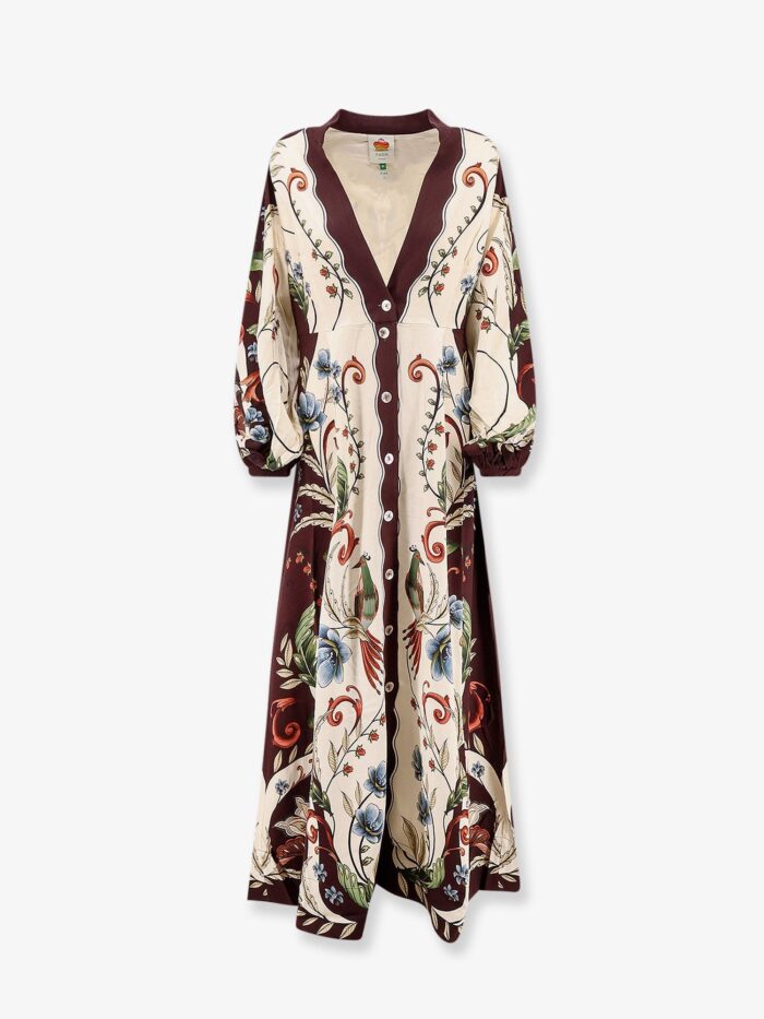 FARM RIO Millena Maxi Dress With All-over Print
