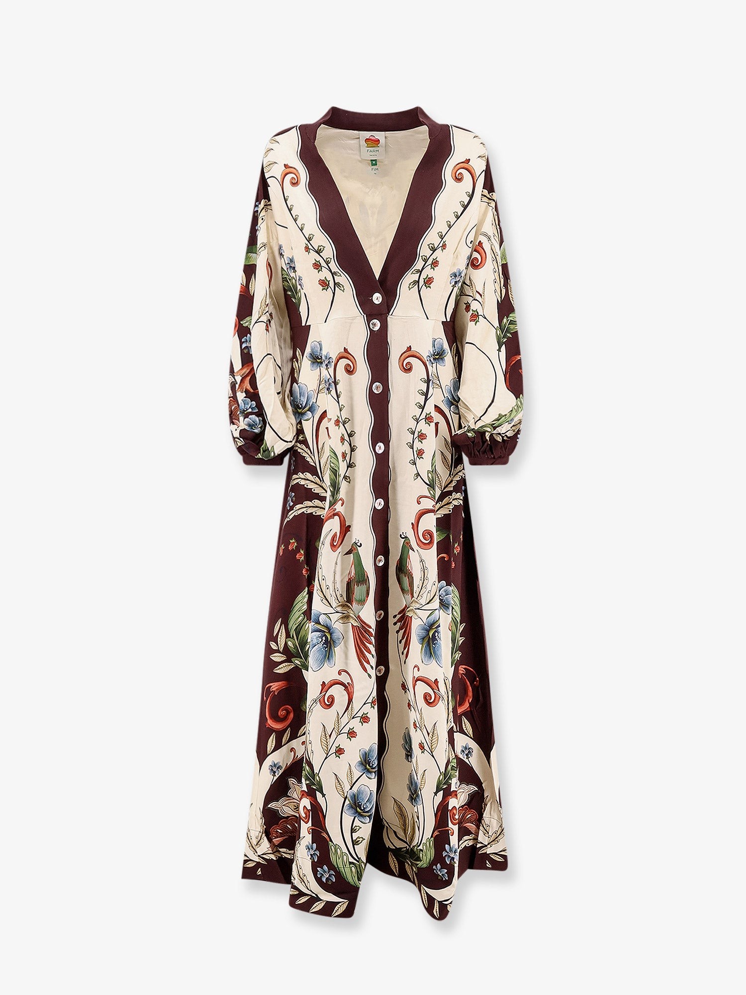 FARM RIO Millena Maxi Dress With All-over Print
