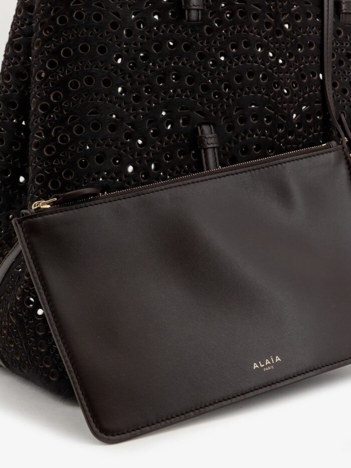 ALAIA Mina Hair-calf Handbag