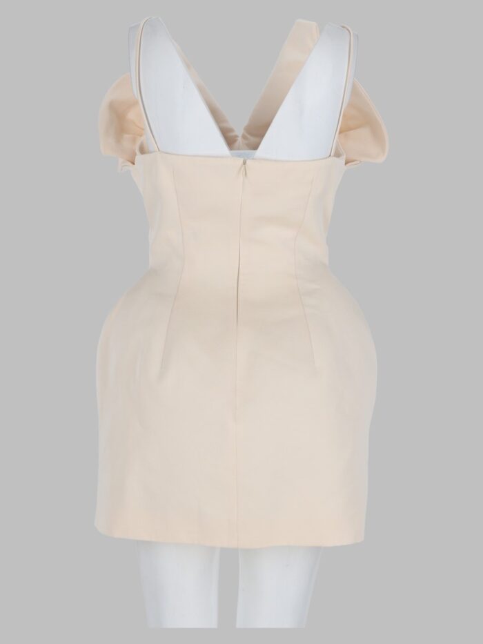 MAGDA BUTRYM Mini Abito Con Corsetto E Scollo A V