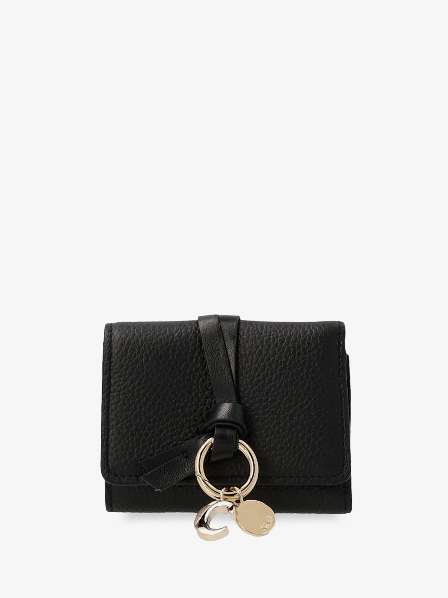 CHLOE' Mini Alphabet Trifold Leather Wallet