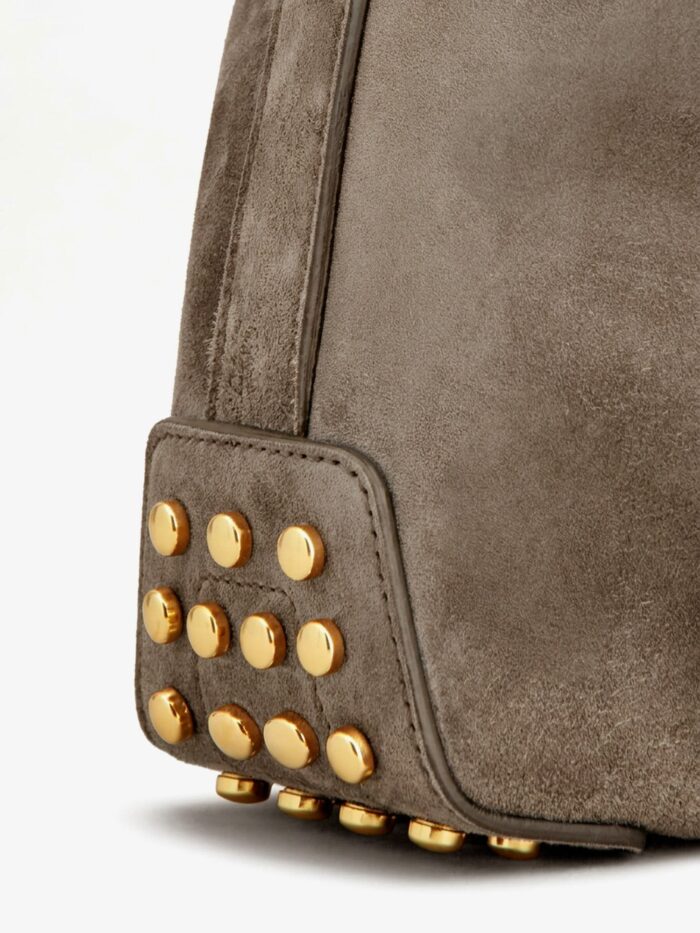 TOD'S Mini Bag Metal Dots Suede Crossbody Bag