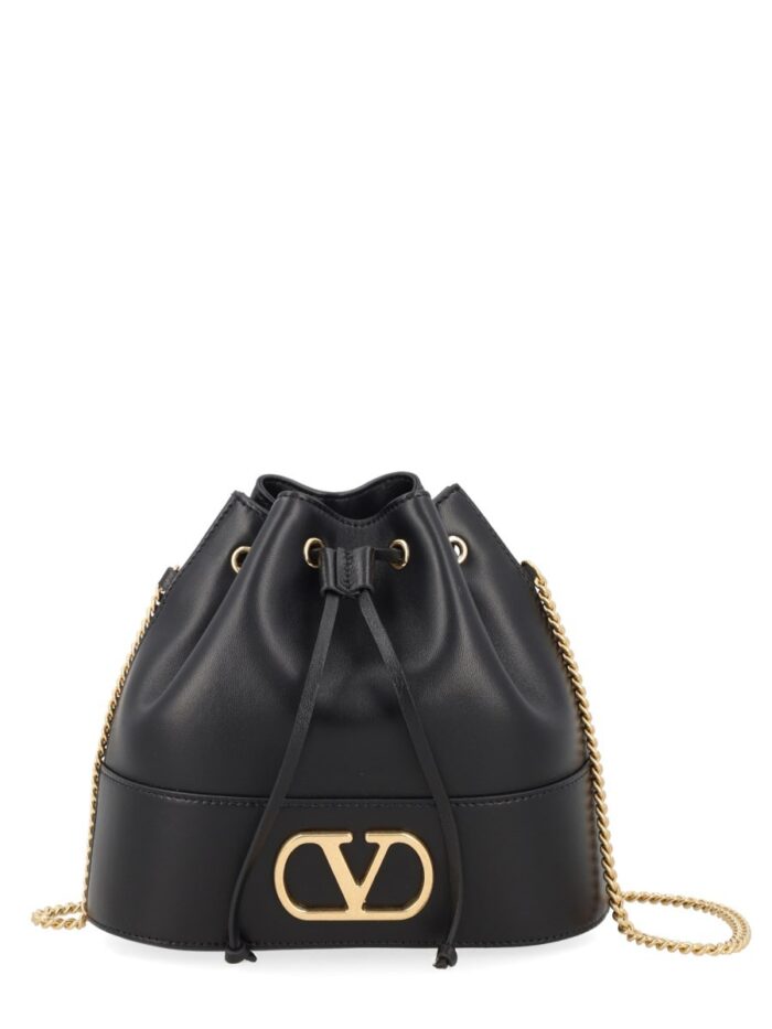Valentino Garavani MINI BORSA A SECCHIELLO "VLOGO SIGNATURE"