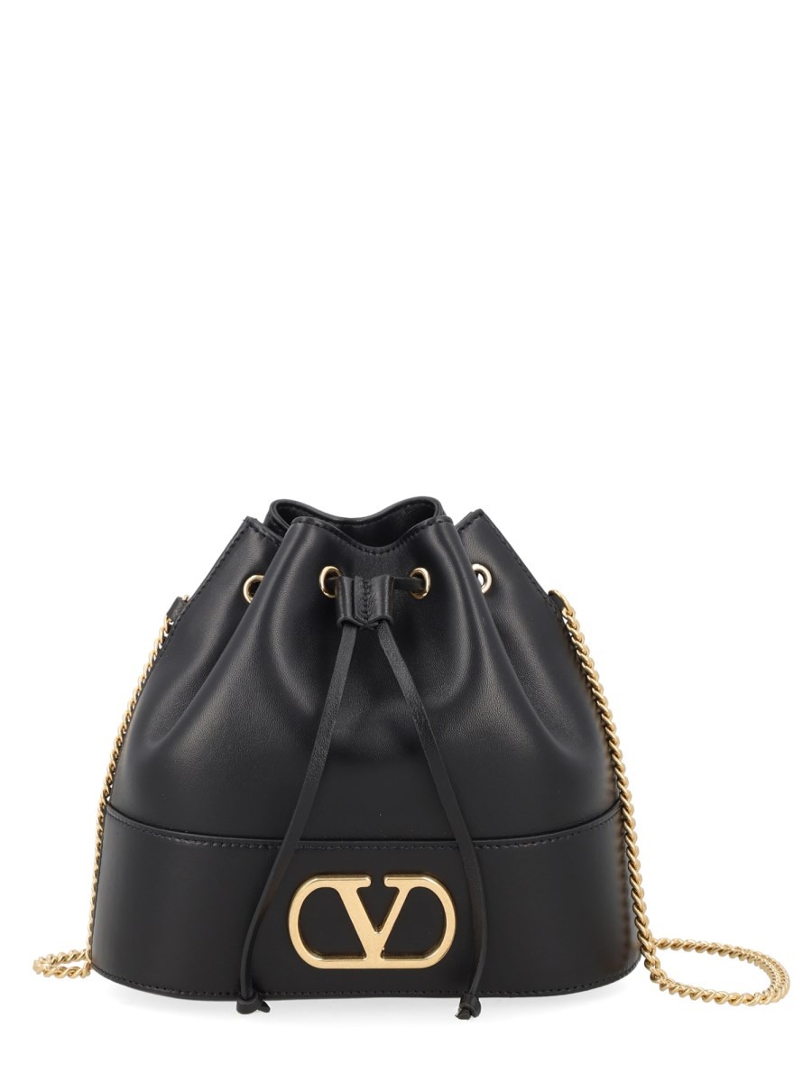 Valentino Garavani MINI BORSA A SECCHIELLO "VLOGO SIGNATURE"