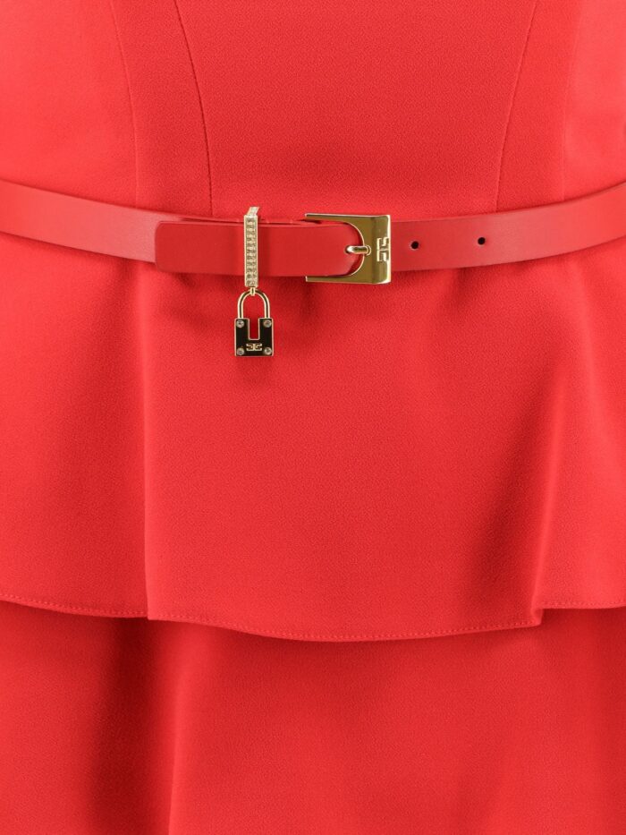 Elisabetta Franchi Mini Dress With Bustier Detail