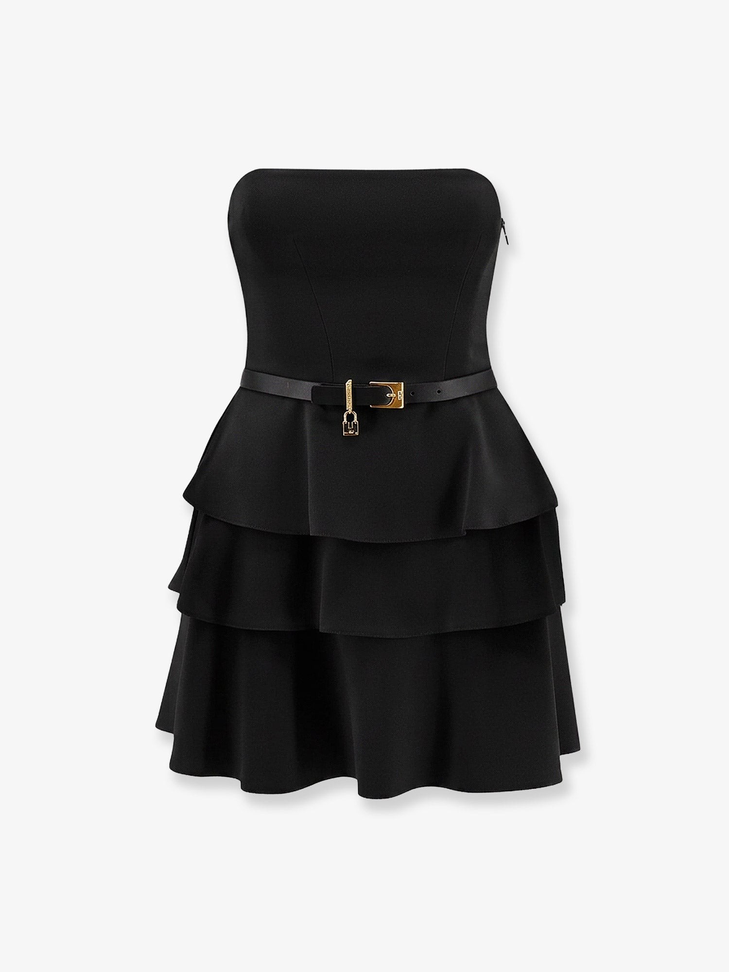 Elisabetta Franchi Mini Dress With Bustier Detail
