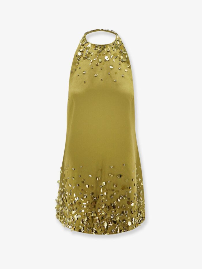 retrofete mini dress with sequins and rhinestones RETROFETE Mini Dress With Sequins And Rhinestones