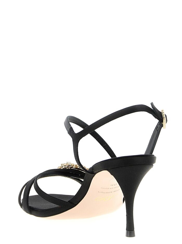 ROGER VIVIER 'Mini Flower Strass' Sandals