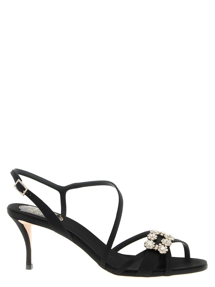 roger vivier 'mini flower strass' sandals ROGER VIVIER 'Mini Flower Strass' Sandals