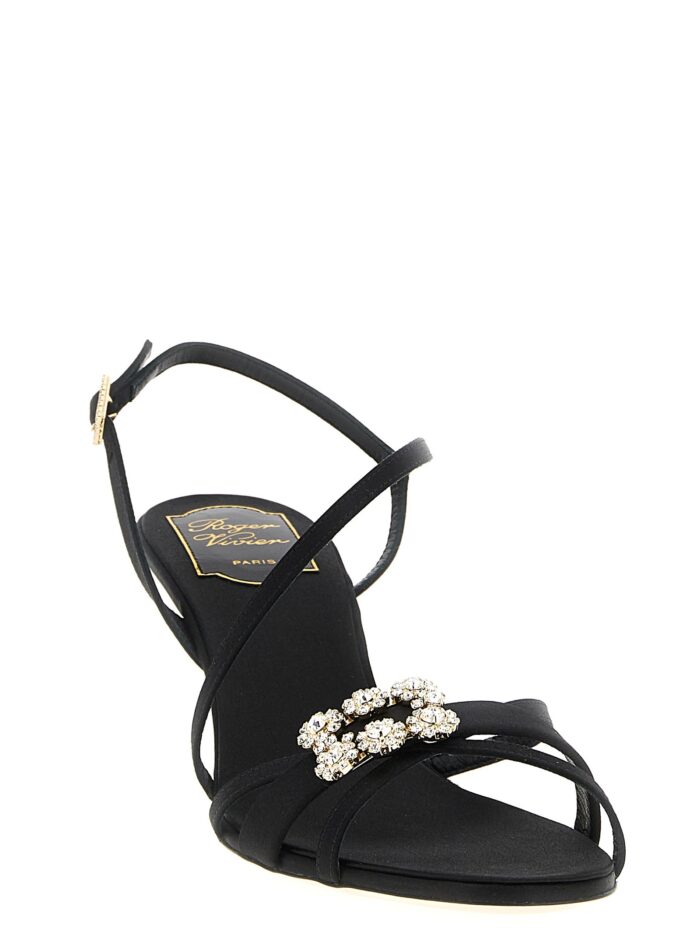 ROGER VIVIER 'Mini Flower Strass' Sandals
