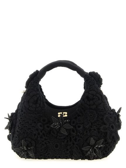GANNI 'Mini Hobo Crochet' Handbag