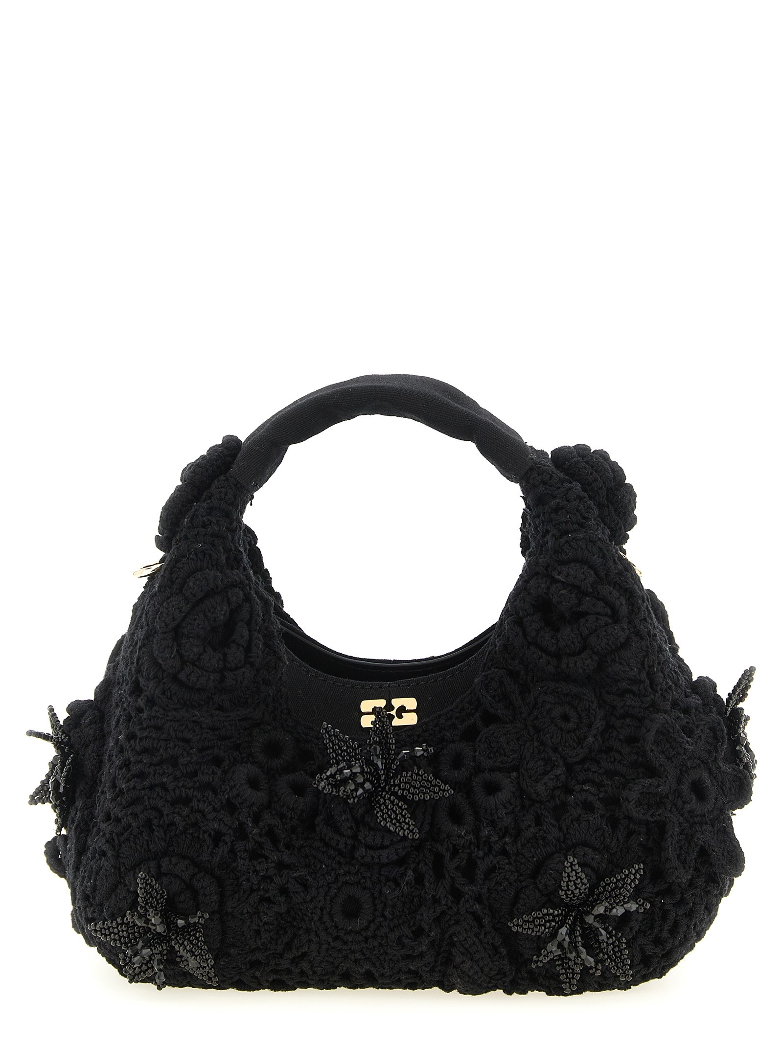 GANNI 'Mini Hobo Crochet' Handbag