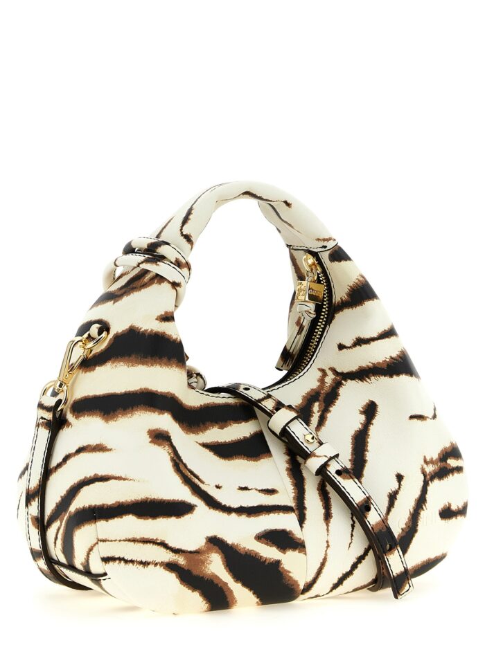 GANNI 'Mini Hobo Zebra' Handbag