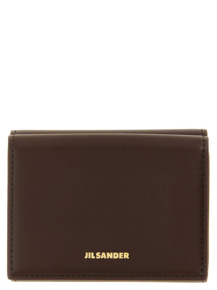 jil sander mini leather wallet JIL SANDER Mini Leather Wallet