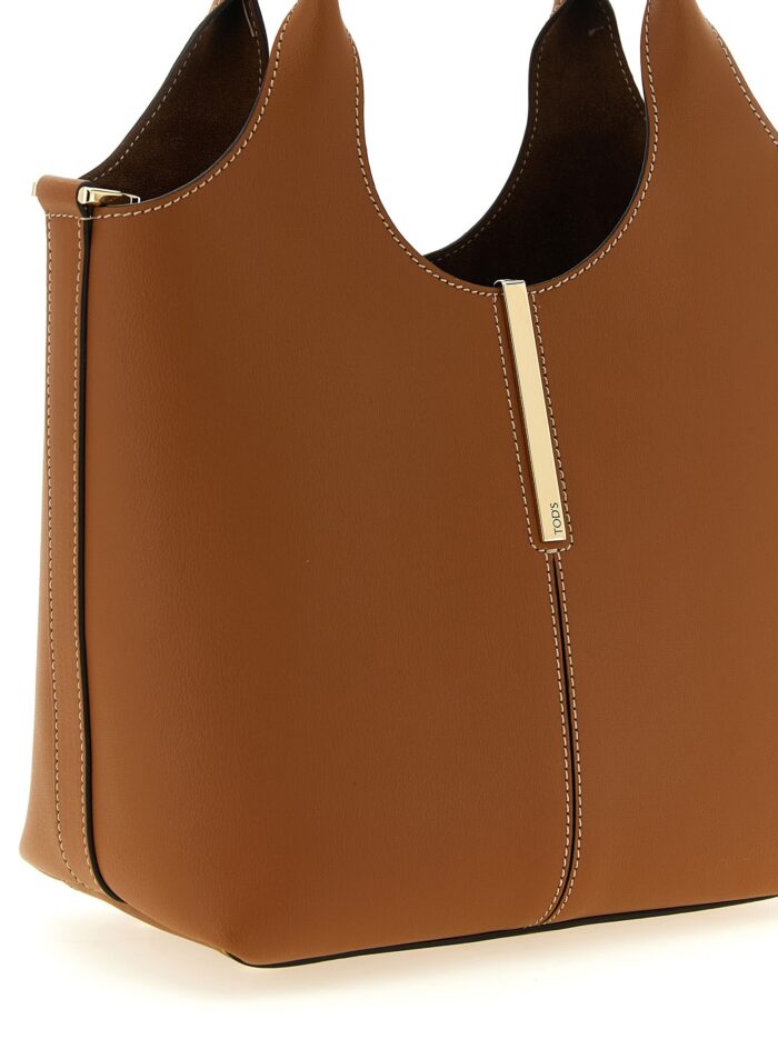 TOD'S Mini Metal Plate Shopping Bag