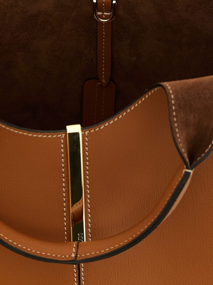TOD'S Mini Metal Plate Shopping Bag