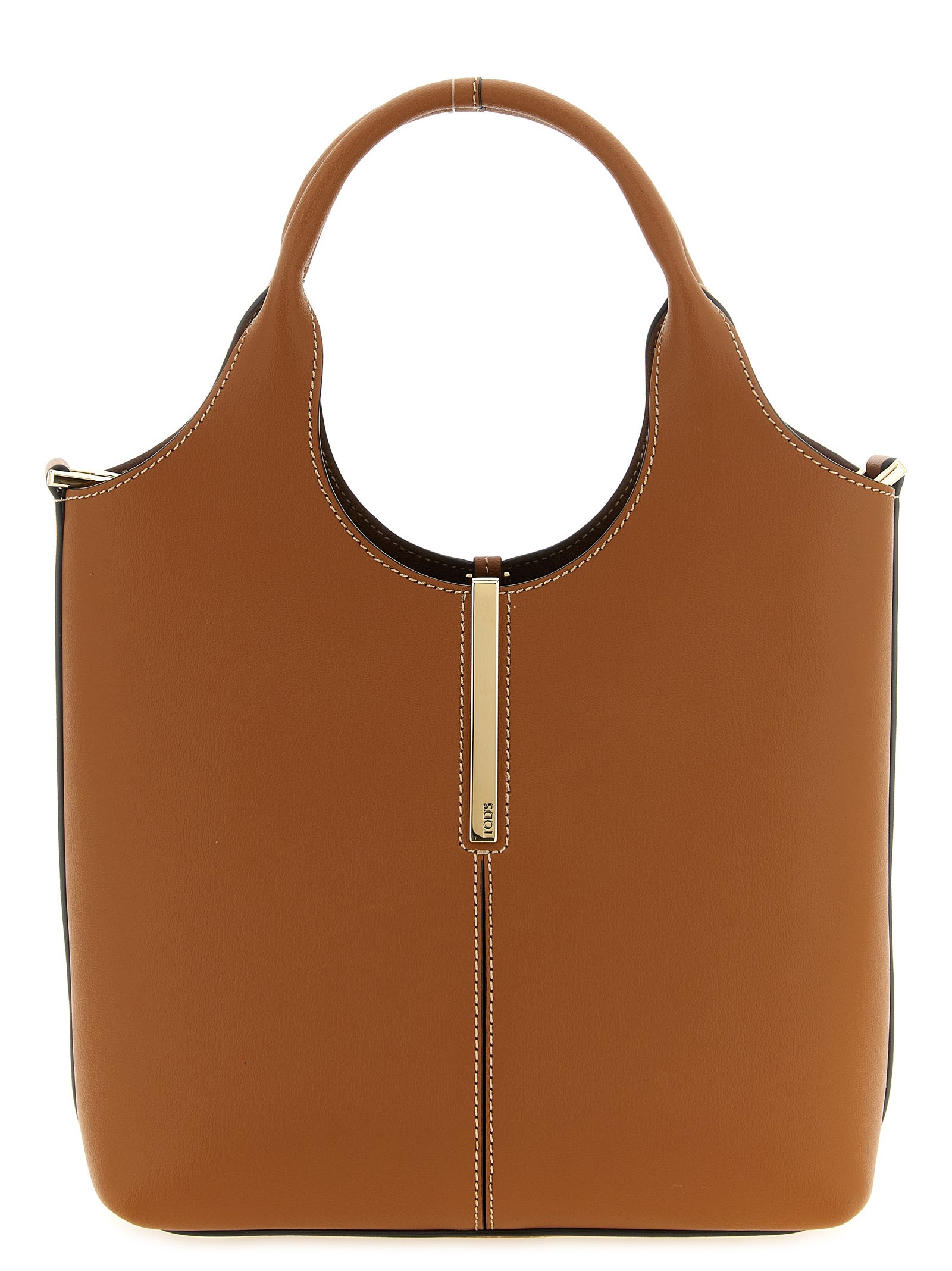 TOD'S Mini Metal Plate Shopping Bag