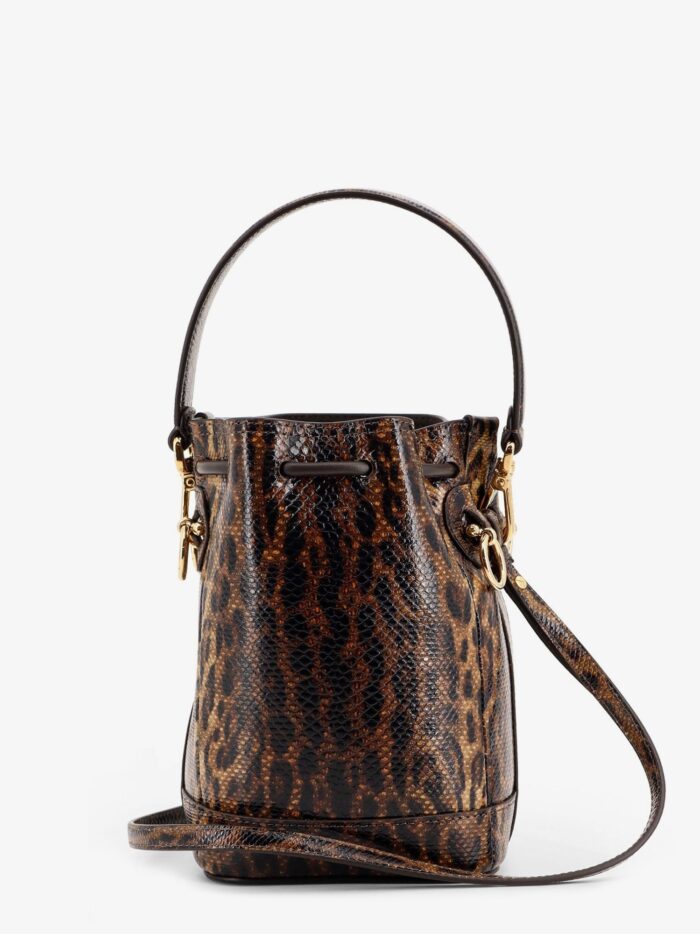 Mini Mon Tresor Bucket Bag With Fendi Leo Motif
