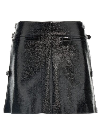 COURREGES 'Mini Multi Sangle Vinyl' Skirt