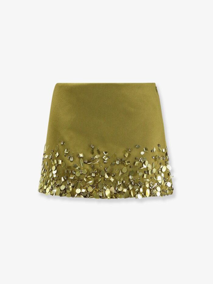retrofete mini skirt with sequins and rhinestones RETROFETE Mini Skirt With Sequins And Rhinestones